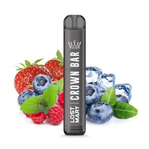 Crown Bar de Al Fakher X Lost Mary Triple Berry Ice_barra Crown de fakher x Lost Mary Triple Berry Ice 20 mg uno