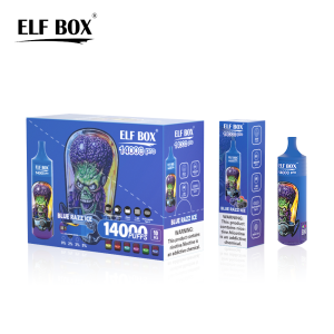 Vysoce kvalitní ELF BOX RGB14000 Pro jednorázová e-cigareta Blue Razz Ice pro globální trh_0000 (1)