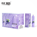 Jednorázová e-cigareta ELF BOX LS15000 se sametovou příchutí Grape Ice_0000