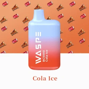 Усетете свежия вкус на WASPE 5000 Puffs E Cigarette Cola Ice Безмитна цена на едро и директни фабрични продажби за търговия на дребно в целия свят!_Cola lce