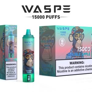 WASPE al gusto doppia mela al dettaglio globale 12000 Sigarette Elettroniche Usa E Getta PUFFS_Doppia Mela