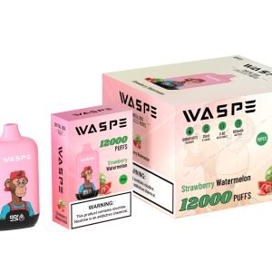Nauti WASPEn tuoreesta mansikka-vesimelonin mausta 12000 PUFFS Digital Box Alkuperäinen tuote suoraan tehtaalta_Strawberry Watermelon