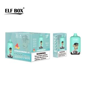 Cigaretė ELF BOX Digital E 12000 Watermelon Bubblegum Candy Flavor yra pasaulinis hitas_Watermelon Bubblegum 西瓜泡泡糖