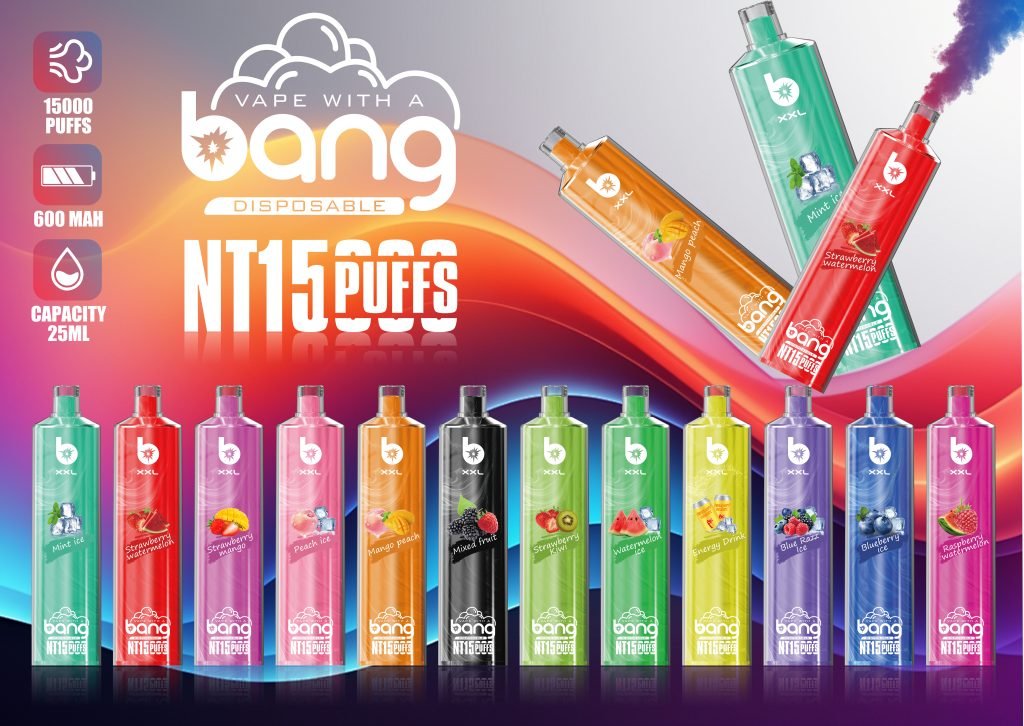 Jednorazová e-cigareta Bang XXL NT15000 šluky Blueberry Ice Svetovo najpredávanejší bestseller pre neporovnateľnú sviežosť a intenzívnu chuť_1