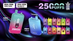 Entdecken Sie die am beliebtesten Bang King DelphiTreh 25000 Puffs Einweg E-Zigarette mit Juicy Peach Ice Geschmack – Ein unvergleichliches Dampferlebnis mit maximaler Frische und 25000 Puffs_1