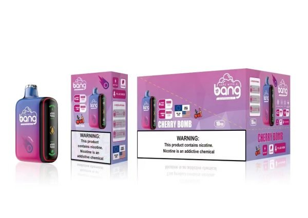 Bang Rocket 18000 Puffs Einweg E-Zigarette Cherry Bomb Duty-free Einkauf und Dual Mesh Design für einen unvergleichlichen Dampfgenuss_Cherry Bomb