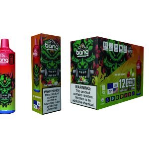 Bang Box 12000 Puffs Disposable Vape Sour Apple Raspberry Svetovna distribucija za najboljši užitek Sadni okus jabolk in malin neposredno do vas_Sour Apple Raspberry