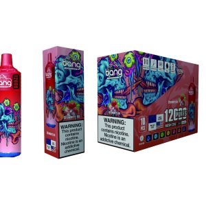 Kertakäyttöinen e-savuke Strawberry Ice Experience verotonta nautintoa ja yksinoikeudella suoramyyntiä tehtaalta ensiluokkaiseen höyrytyskokemukseen Bang Box 12000 Puffs Kertakäyttöinen_Mansikkajää