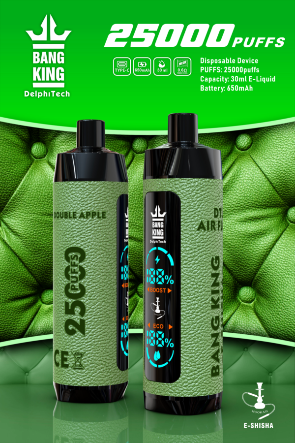 Bang King 25000 Puffs Large Screen B25 Einweg Vape Tiger Blood Ihr ultimativer Begleiter für langanhaltenden Genuss jetzt exklusiv erhältlich (复制)_1