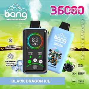 Rei Bang 25000 Puffs Large Screen B25 Vape descartável Tiger Blood Seu melhor companheiro para diversão duradoura agora disponível exclusivamente (cópia)_Black Dragon Ice