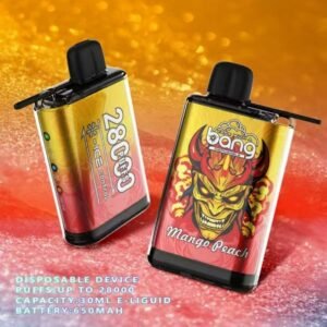 Rei Bang 25000 Puffs Large Screen B25 Descartável E-Cigarette Grape Ice Frutado prazer com cada inalação diretamente da fábrica isento de impostos (cópia)_Mango Peach