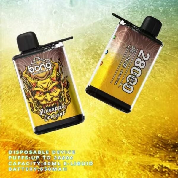 Bang King 25000 Puffs Large Screen B25 Einweg E-Zigarette Grape Ice Fruchtiger Genuss mit jeder Inhalation direkt ab Werk duty-free (复制)_Pineapple Coconut