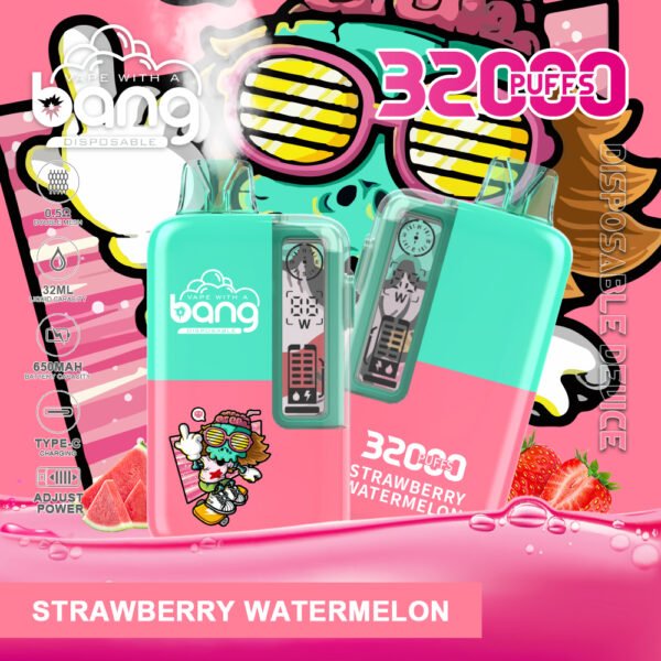 Bang King 25000 Puffs Large Screen B25 Einweg Vape Tiger Blood Ihr ultimativer Begleiter für langanhaltenden Genuss jetzt exklusiv erhältlich (复制)_Strawberry Watermelon