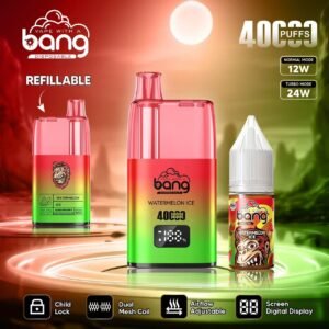 Rei Bang 25000 Puffs Large Screen B25 Vape descartável Tiger Blood Seu melhor companheiro para diversão duradoura agora disponível exclusivamente (cópia)_Watermelon Ice